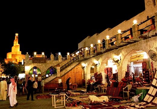 Souq Al Waqif is the most famous tourist place in Qatar